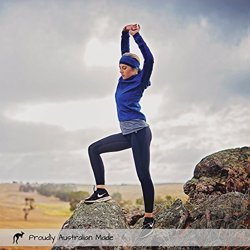 [- Red Dust Active Running Headband and Winter Ear Warmer For Women – For Sport, Workouts and