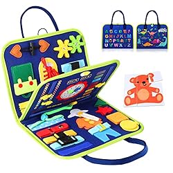 Hooku Busy Board for 1 Year Old, Montessori Toys