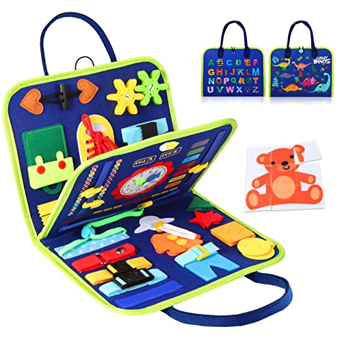 Hooku Busy Board for 1 Year Old, Montessori Toys
