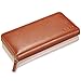 KAVAJ Leather wallet Vienna cognac brown- genuine leather wallet for women