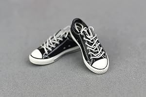 XiDonDon Blyth Licca Azone Size Doll Shoes Sneakers 1/6 Scale Doll Shoes Doll Accessories (Black)