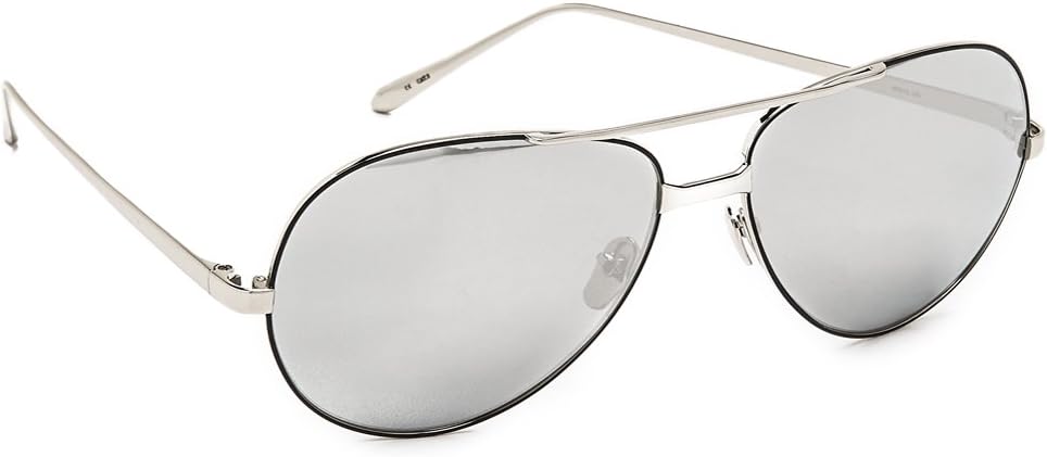 Linda Farrow Luxe Women's Mirrored Aviator Sunglasses