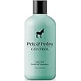 Pete & Pedro CONTROL Extra-Strength Dandruff & Anti-Itch Hair Shampoo - Men & Women | Medicated Treatment, Coal Tar, Peppermint, Tea Tree Oil For Dry Flakes & Itchy Scalp | Shark Tank Featured, 8.5 oz