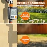 SOGUYI Garden Hose Timer, Auto Watering System, IP65 Waterproof view 6