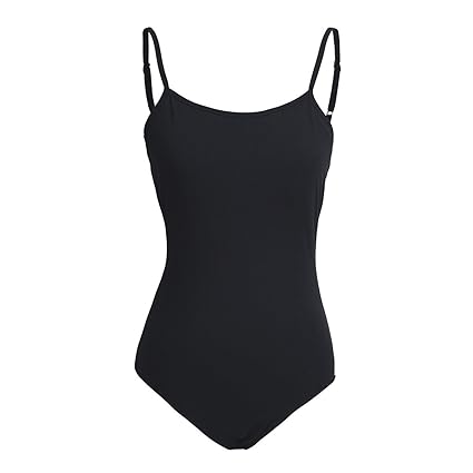CHICTRY Tanz-Body Damen elegant Bodysuit Ärmellos Shirt Elastischer Body Tops Overalls Jumpsuit Ballett Trikot Ballettanzug