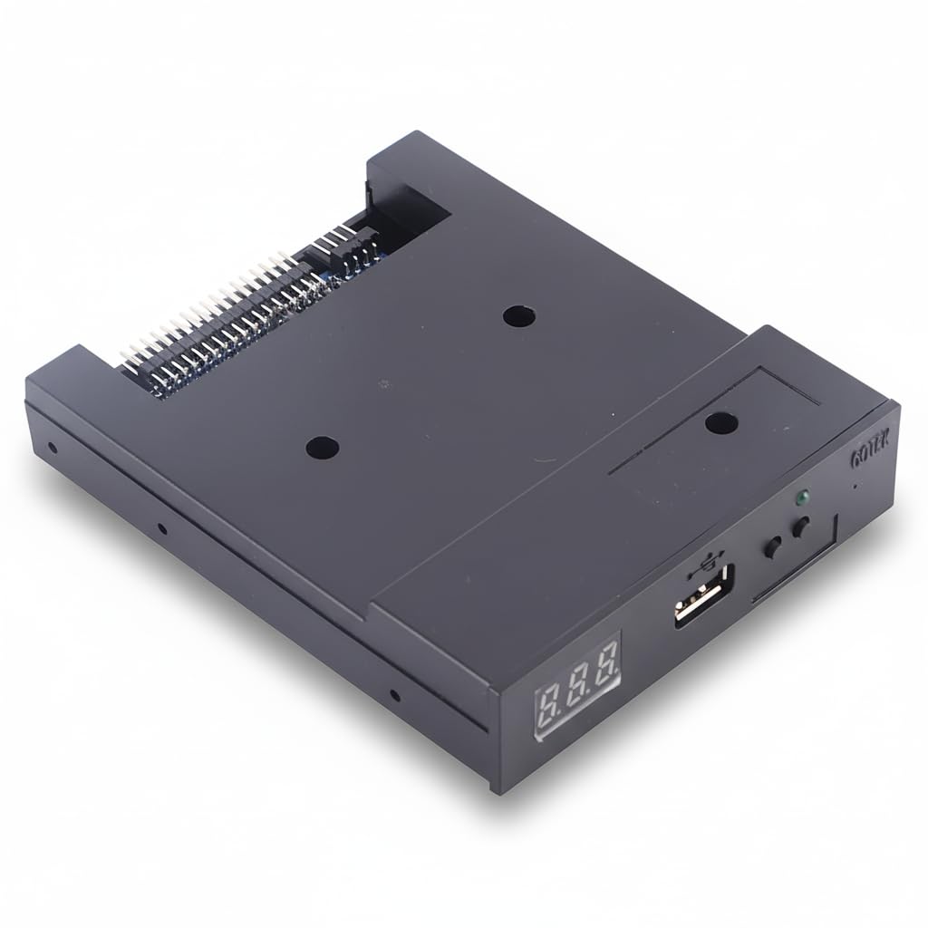 USB Floppy Drive Emulator, 3.5" Floppy Disk Drive to USB emulator Simulation External Floppy Disk For Musical Keyboad 34pin 5V DC USB Floppy Drive Emulator For Electronic Organ