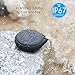 Shower Speaker - AVWOO IP67 Waterproof Bluetooth Speaker, Portable Bluetooth Speaker with Enhanced Bass and Built-in Mic, Mini Bluetooth Speaker with Compact Size for Home Outdoor Travel (Black)