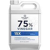 75% Pure Vinegar - 15X Concentrated Industrial Grade, Biodegradable, One of Strongest Available (32oz (946ml))