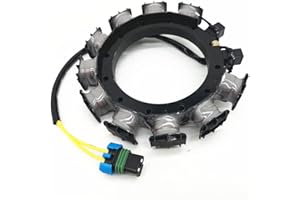 MOTOCEO Stator For Mercury Outboard 16Amp 30 50 60HP 4Stroke 3/4Cylinder EFI 174-0001 398-878143A5,878143A05,878143T3,878143T5,878143T03,878143T05 R398-878143T3 R398-878143T5
