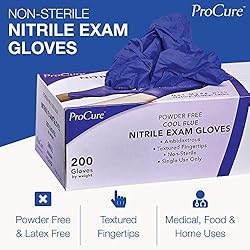 ProCure Disposable Nitrile Gloves X-Large, 200
