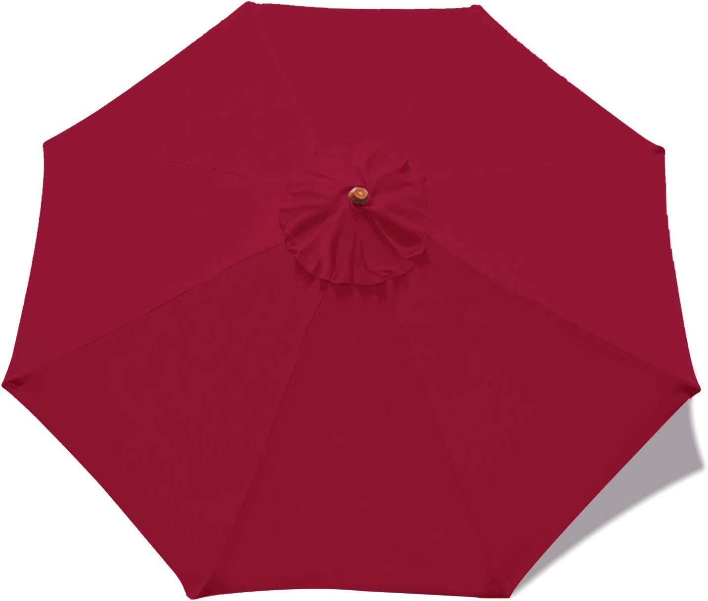 Amazon Com Abccanopy 7 5ft Outdoor Umbrella Replacement Top Patio Umbrella Market Umbrella Replacement Canopy With 8 Ribs Burgundy Garden Outdoor