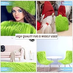 Faux Fur Fabric Christmas Fluffy Fuzzy Craft Shaggy