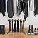 StorageManiac 3-Pair Boot Organizer, Standing Gray Boot Rack