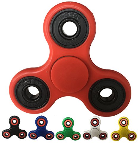 Premium Speed Spinner Fidget Toys With Ceramic Bearing-Super Fast & Long Lasting Spins Time-The Best Way Relieves Your ADHD, Anxiety, Boredom. Killing Time Gift Kids & Adult (Red)