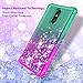 LG Stylo 5 Phone Case, LG Stylo 5/5 +/5V/LG stylo 5 plus Case with 2Pcs Screen Protector, Four Reinforced Corners TPU Bumper Cushion Protective Shockproof Phone Cover for Girls Women, Mint/Purple