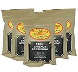 A.C. Legg #10 Pork Sausage Seasoning, 5 Packs - 8 Ounce each