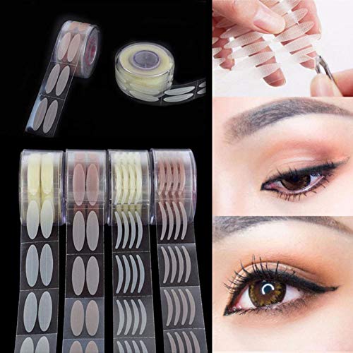 xxiaoTHAWxe 600Pcs/Roll Invisible Wide/Narrow Makeup Double Eyelid Tape Sweatproof Sticker - Transparent 1 - Thumbnail 2