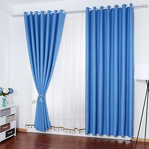 Curtain Living room,Shading Cloth Bedroom Semi-shading 1 piece-E 150x200cm(59x79inch)