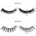 60 Pairs Natural False Eyelashes Pack with Tweezers | Ultra-Thin Lash Band | Reusable Best Strip Fake Lashes Set | Perfect for All Eye Shape by Bella Hair