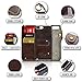 KArt- iPhone 8 Plus, iPhone 7 Plus Wallet Case [ Detachable SlimCase] Genuine Leather Phone Case [Credit Card Slots] Vintage Flip Case Cover ,Functional Kickstand[Gift Box] -Free Screen Protector