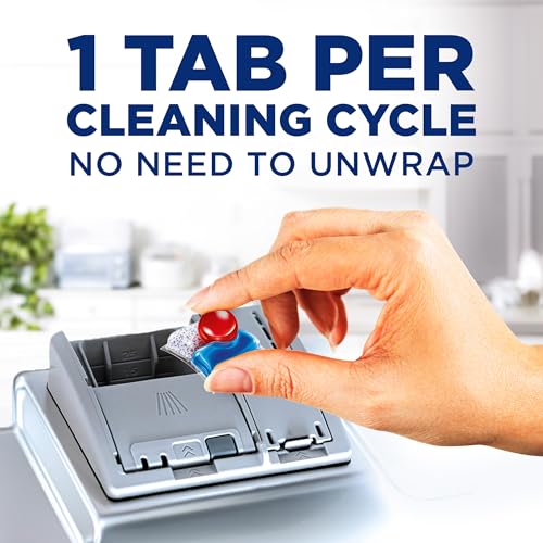Finish Quantum Ultimate Dishwasher Detergent Pods, 3-Chamber Formula with Powerball, 2X Grease Fighting*, 24H Dried-On Stains, Deep Clean, Virtually Spotless Shine, No Pre-Rinse, 72 Tabs