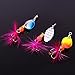 Sougayilang Fishing Lures Saltwater Freshwater Spinner Spoons Tackle Baits