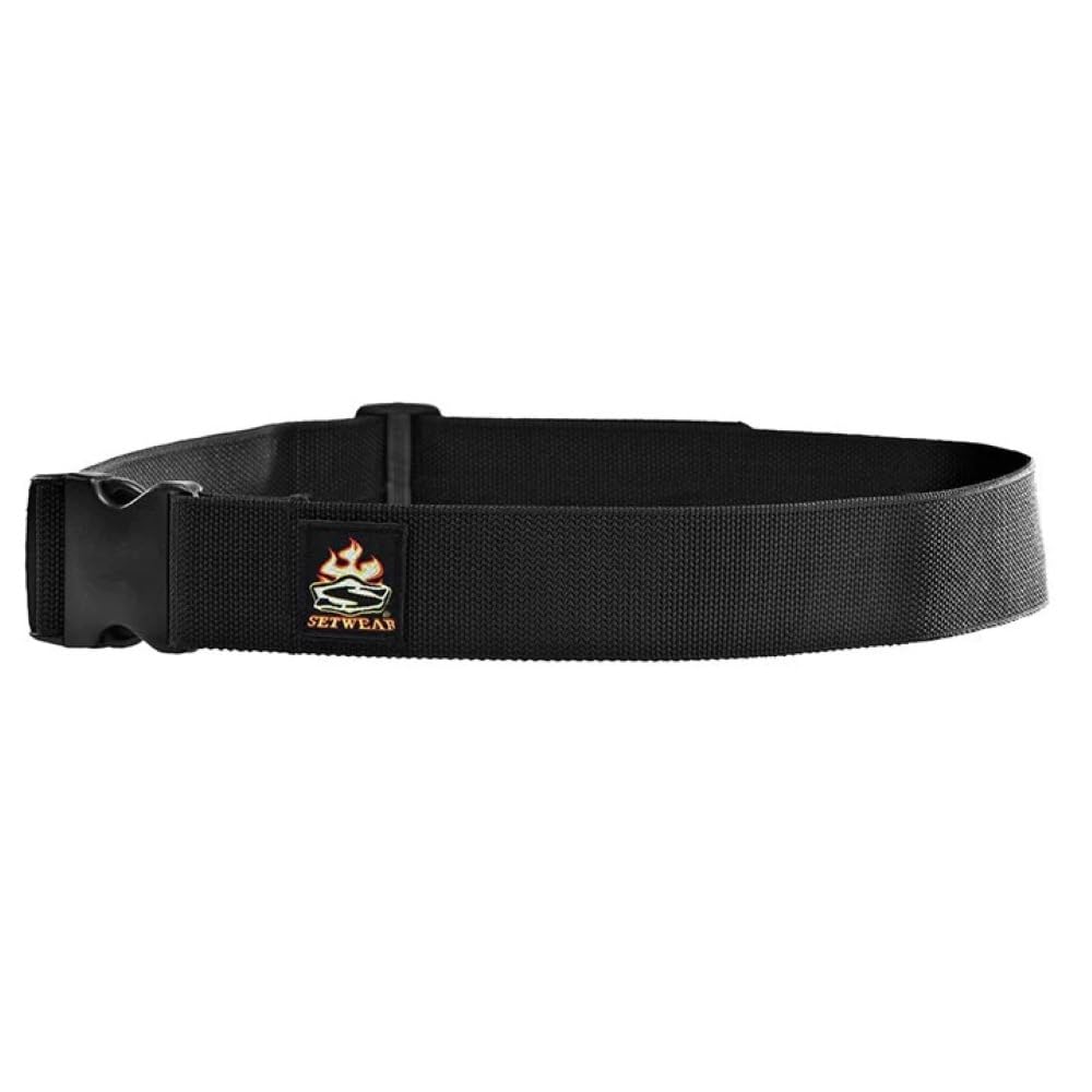 SetWear 2" Nylon Belt for Men | Heavy-Duty Tactical & Everyday Wear | Adjustable Black Belt