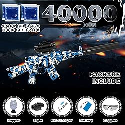 Nununary Gel Ball Blaster Automatic Splatter Ball