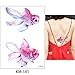 8 Sheets Colorful Fish Panda Owl Temporary Tattoo Sticker Waterproof Long Last Fake Tattoo for Kids Women