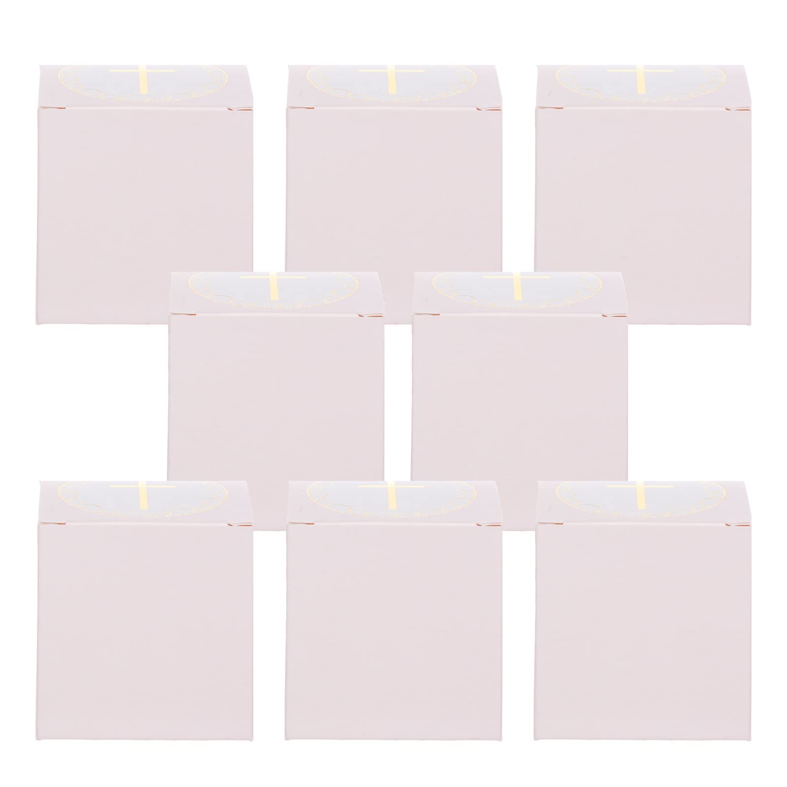 Amscan 9915970 - Pink Botanical Celebration Holy Communion Favour Boxes - 8 Pack