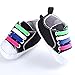 LattoGe No Tie Silicone Shoelaces Lace Lock Bands for Kids, Adults Athletic Running Shoe Laces,Seakers (Kids Size White) …