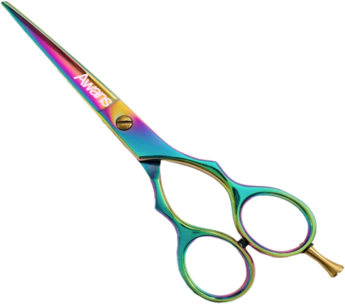 Awans Professional Hairdressing Scissors, Stainless Steel Scissors 6 inches Pink, 5.5"