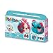 The Orb Factory Fluffables Cherry & Blueberry Double Arts and Crafts (31 Piece), Blue/Pink/White, 11.75