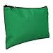 DALIX Bank Bags Money Pouch Security Deposit Utility Zipper Coin Bag Green 2 Pack