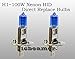 H1 100W Pair High or Low Beam or Fog Light Xenon HID White Bulbs JDM