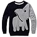 CM-Kid Little Boys' Elephant Long Sleeve T-shirt Cartoon Head Sweatshirt 3-7T