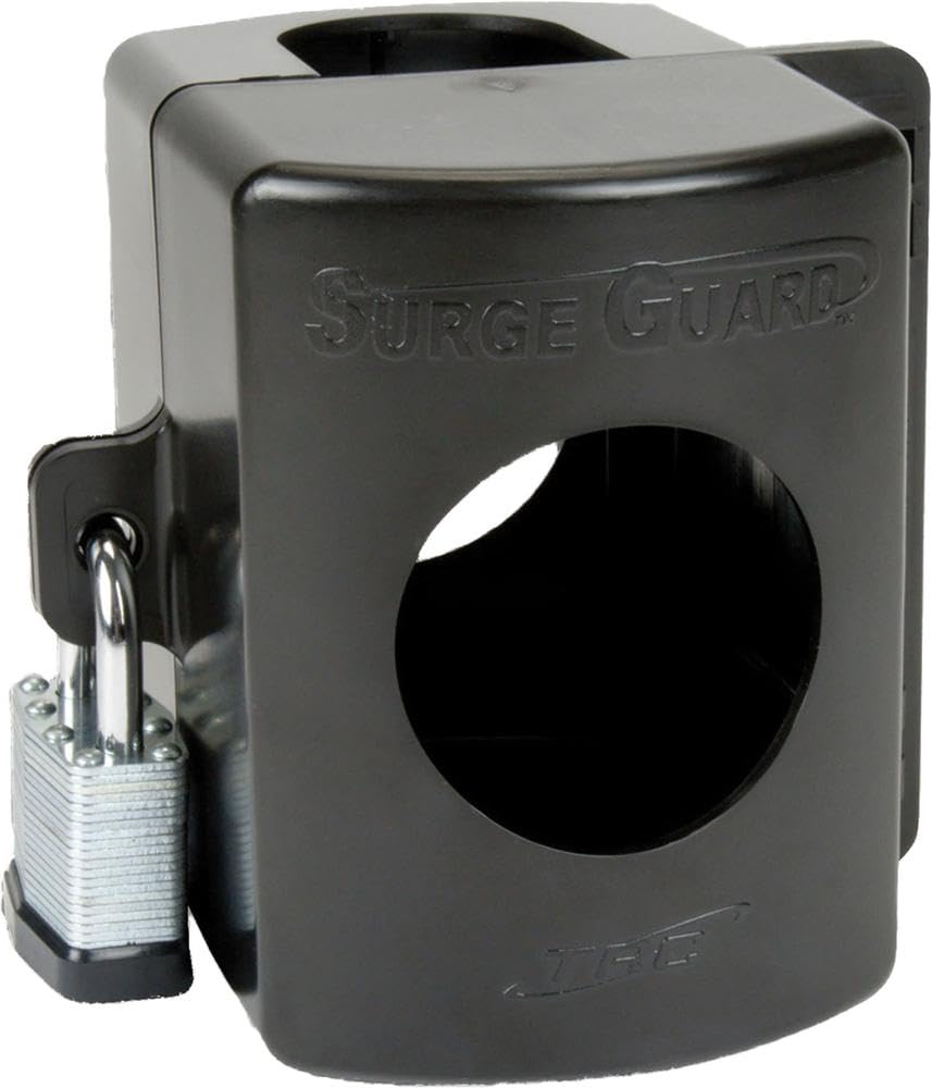 Photo 1 of Technology Research Southwire 34590 Surge Guard Lock Hasp, Black
