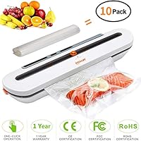 TINTON LIFE Small Household Vacuum Packaging Machine Portable Wet and Dry Sealing Machine Automatic Preservation Food Vacuum Sealer