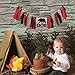 lumberjack party banner (highchair banner)