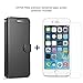 iPhone 6s Plus / 6 Plus Case, TUCCH Leather Wallet Phone Case [Card Slot] [Flip] [Wallet] [Stand] [Wrist Strap] Carry-All Case for Apple iPhone 6 Plus / 6s Plus (5.5 Inch), Black