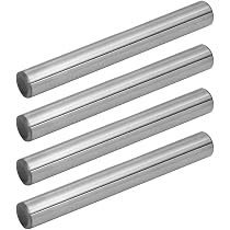 ZDingTech 50pcs 5mm X 10mm Dowel Pins Metal Dowel Pins M5 5mm Shelf Pegs,Support Shelves,5mm X 10mm Metal Rod.304 Stainless Steel Wood Bunk Bed Pegs