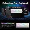 RK-ROYAL-KLUDGE-RK61-60-RGB-Mechanical-Gaming-Keyboard-Small-Compact-UK-Layout-61-Keys-WiredWireless-Bluetooth-Keyboard-for-Gamer-and-Office-Worker-Gateron-Brown-Switch-1450mAh-Battery-White RK ROYAL KLUDGE RK61 Wireless Mechanical Keyboard, Hot Swappable Keyboard Triple Mode 2.4Ghz/BT5.0/USB-C, 61 Keys RGB…