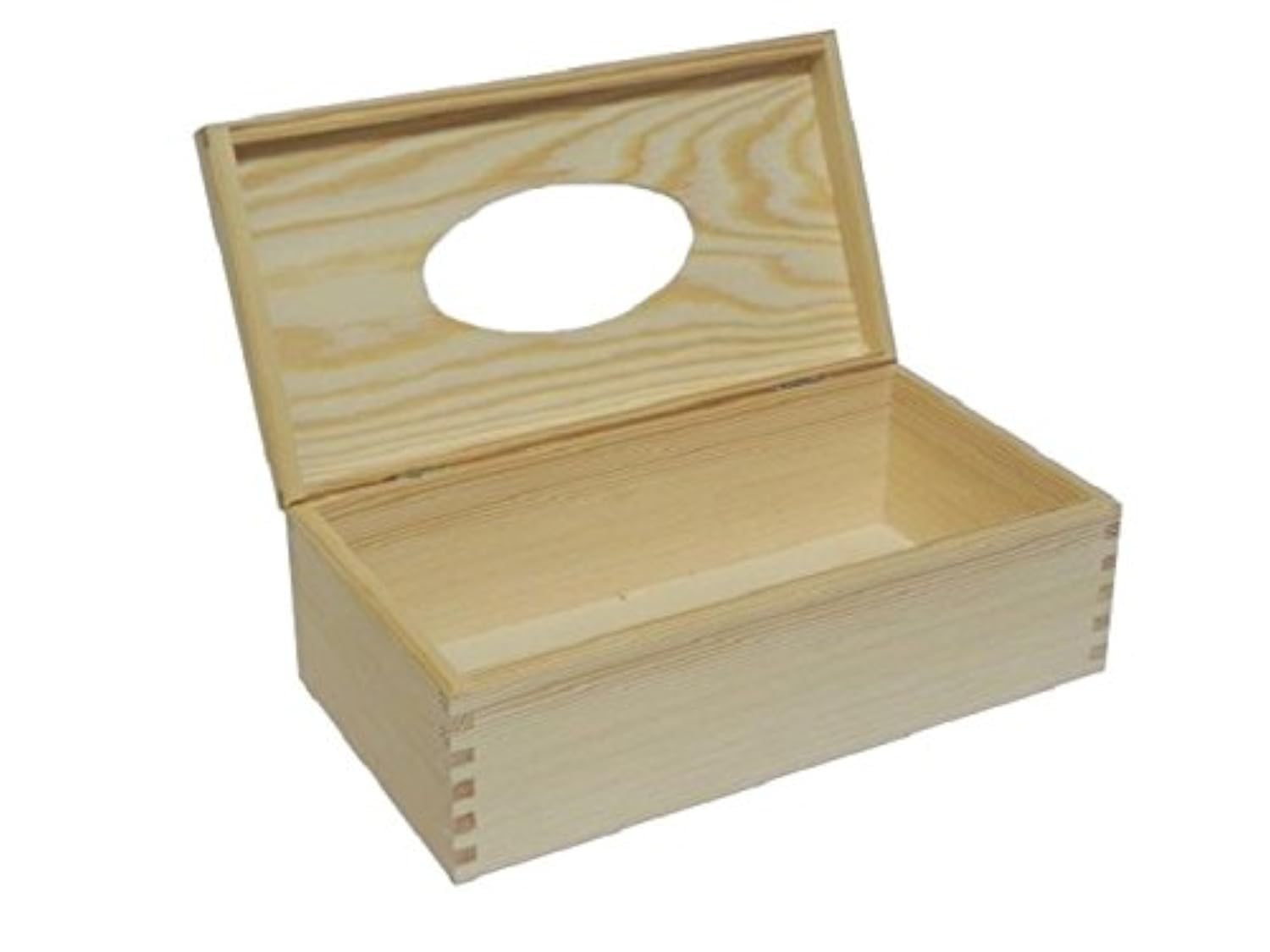 Wooden Rectangular Tissue Box Napkin Holder Cover Case Decoupage T1