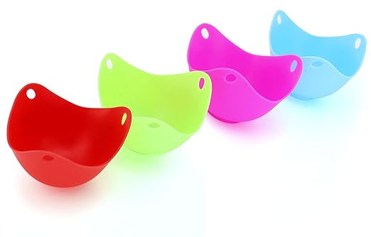 Huevera de silicona, huevos con soporte para anillos, para ...