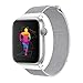 INTENY Band Compatible with Apple Watch 38mm 40mm, Milanese Sport Loop, Stainless Steel Mesh Strap, Compatible with iWatch Series 4, Series 3, Series 2, Series 1 (38MM 40MM, Silver)