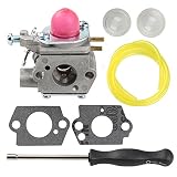Savior WT973 Carburetor 753-06190 with Adjustment Tool Kit for WT 973 Bolens BL110 Carburetor BL160 BL425 Troy Bilt TB22EC Carburetor TB32EC TB80EC TB2040XP Trimmer
