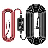 AUCEE Dash Cam Hardwire kit, Mini USB Port,DC 12V - 36V to 5V/2A Max Car Charger Cable kit with Fuse,Low Voltage Protection for Dash Cameras