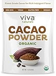 Viva Naturals - The BEST Tasting Certified Organic Cacao Powder, 1 LB
