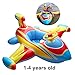 HSOMiD Inflatable Airplane Baby Kids Toddler Infant Swimming Float Seat Boat Pool Ring (D type)