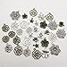 iloveDIYbeads 100g Craft Supplies Mixed Flower Beads Charms Pendants for Crafting, Jewelry Findings Making Accessory For DIY Necklace Bracelet (Flower charms M93)